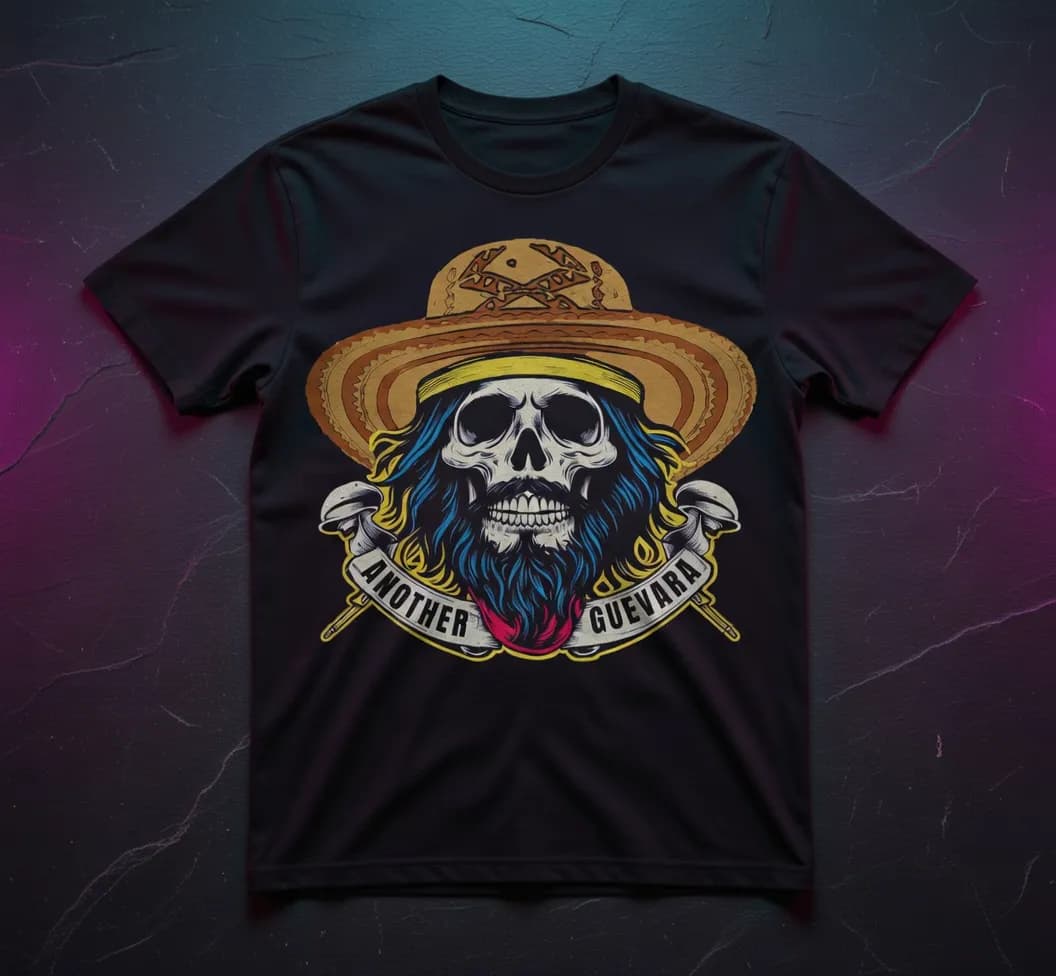 Planet Guevara Black T-Shirt